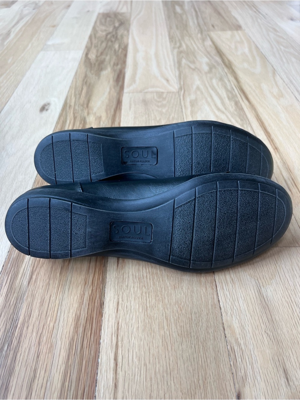 NIB SOUL Naturalizer Gift Black Ballet Flats Comfort Work Shoes Bow Workwear - Picture 7 of 12